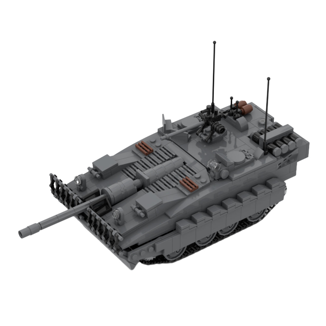 Military tank STRV-103B Building Bricks