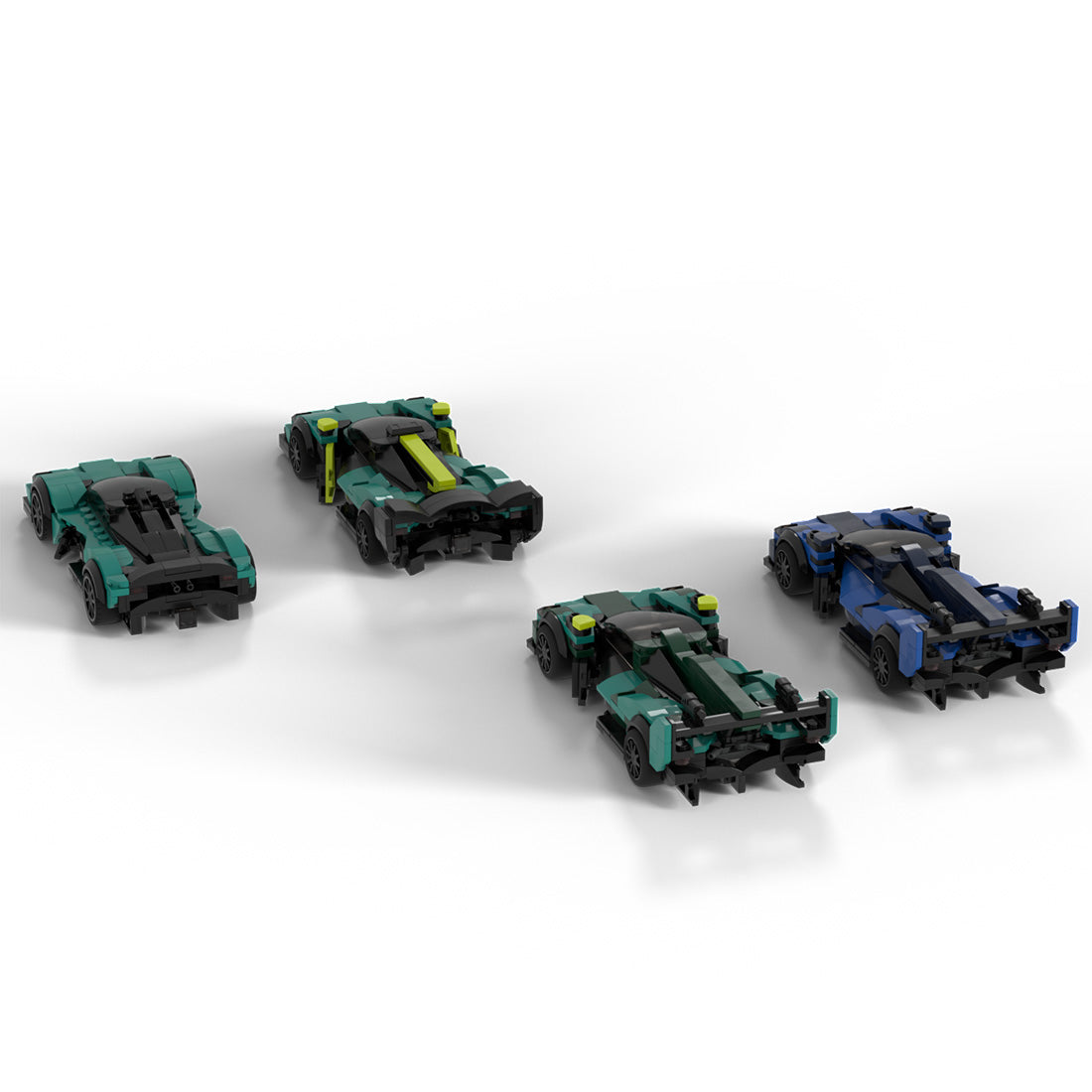 MOC-265825 Aston Martin Valkyrie 4-in-1 Building Blocks