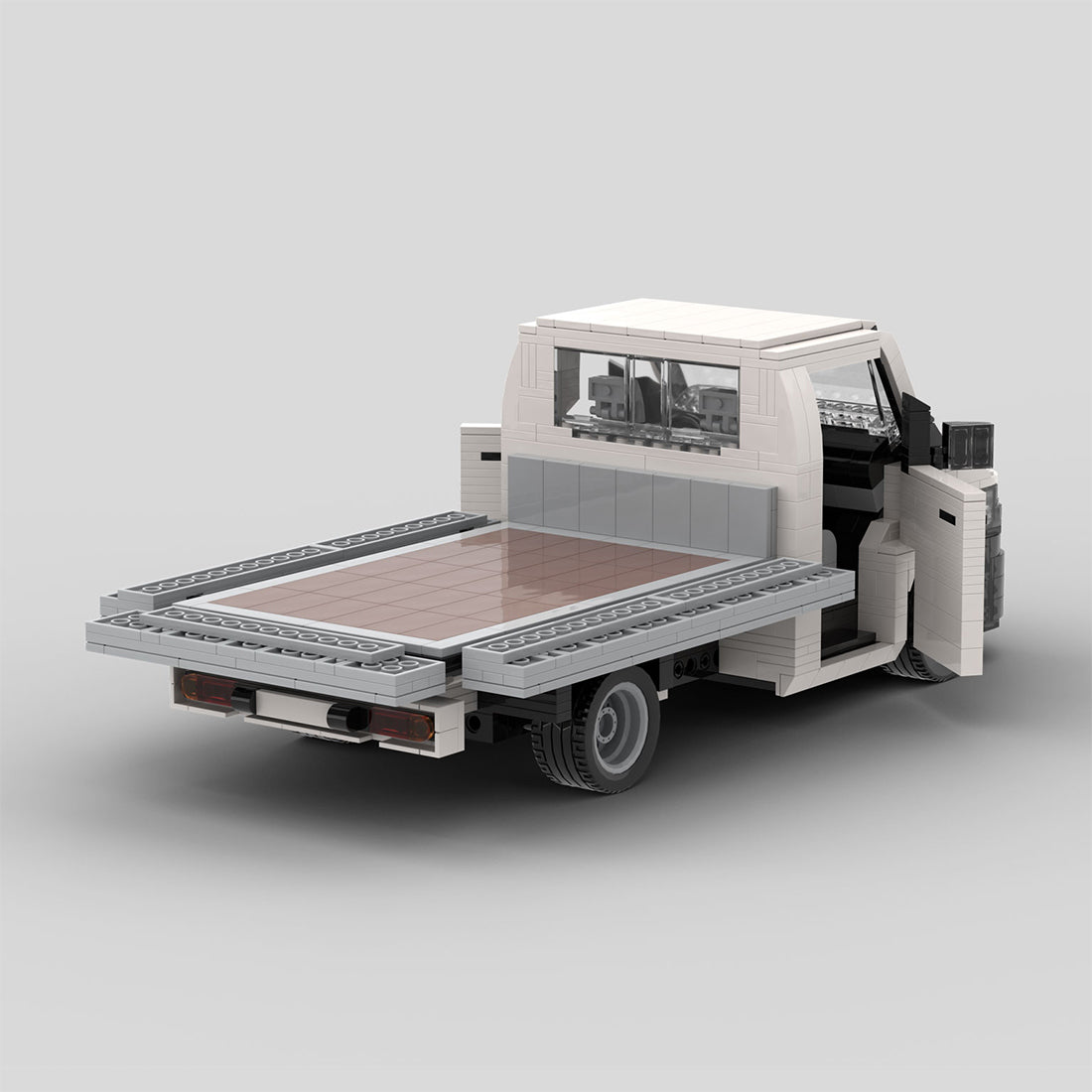 MOC-158193 VW T5 Transporter Flatbed Building Blocks