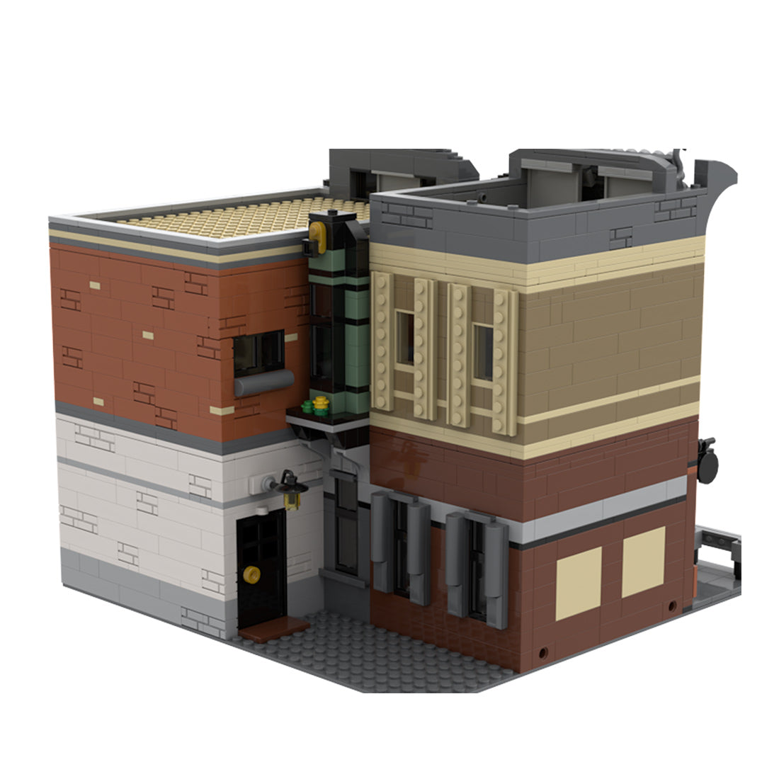 MOC-227235 Modular Detective Shop Building Blocks
