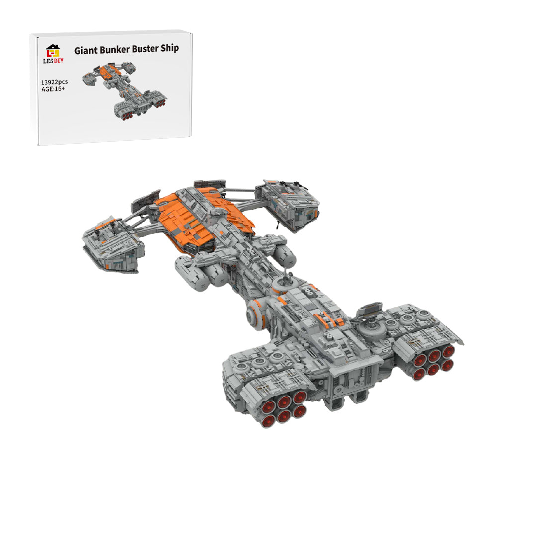 MOC-60189 Bunker Buster NINKA Building Blocks