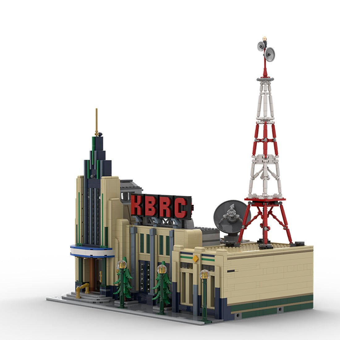 MOC-226314 Brick FM Radio Station Building Blocks