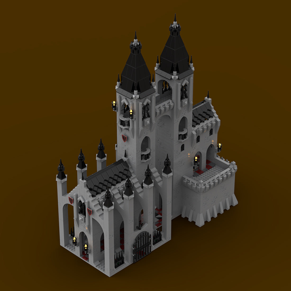 MOC-186929 Gothic Horror Castle Building Blocks