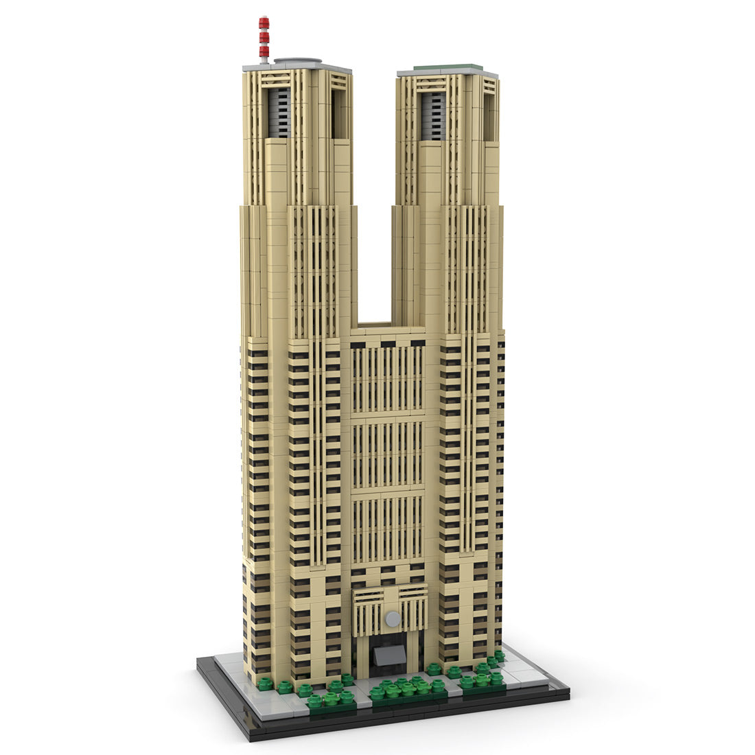 MOC-153517 Tokyo Metropolitan Government Building - 1/800 Scale Building Blocks