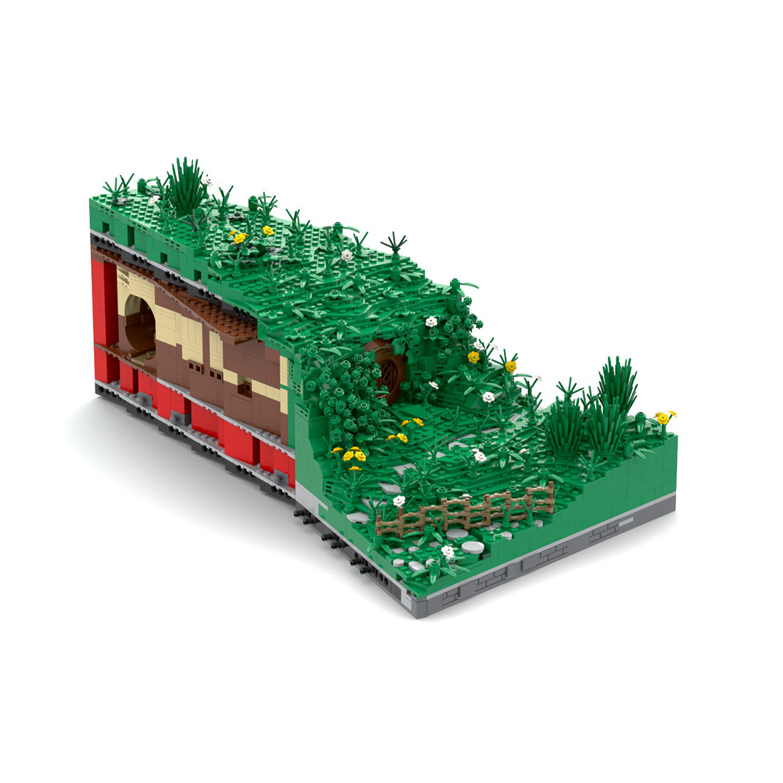 Medieval Cavern Dwelling Modular Building Blocks-Section 2 Guest Room