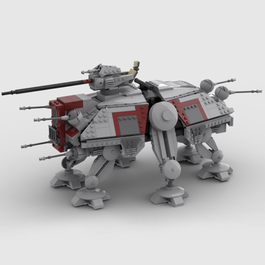 Sci-Fi Dropship & Armored Walker Combo MOC Building Block