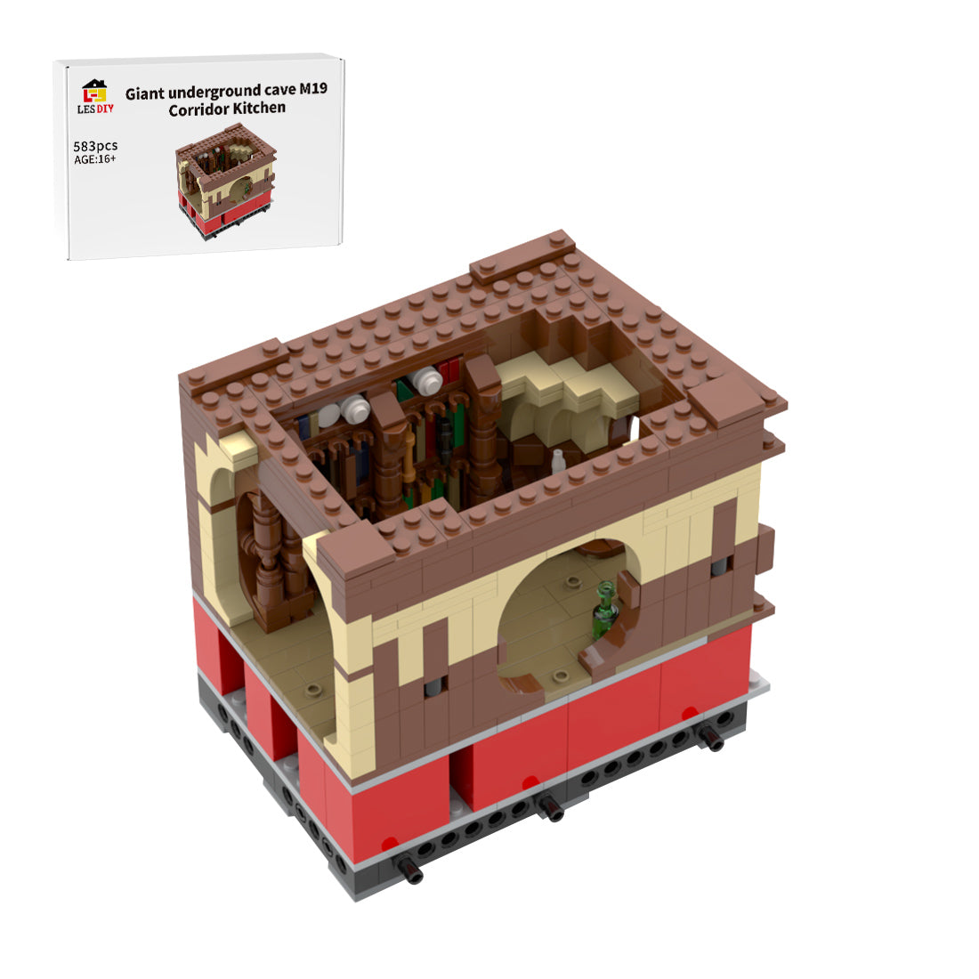 Medieval Cavern Dwelling M19 Modular Building Blocks