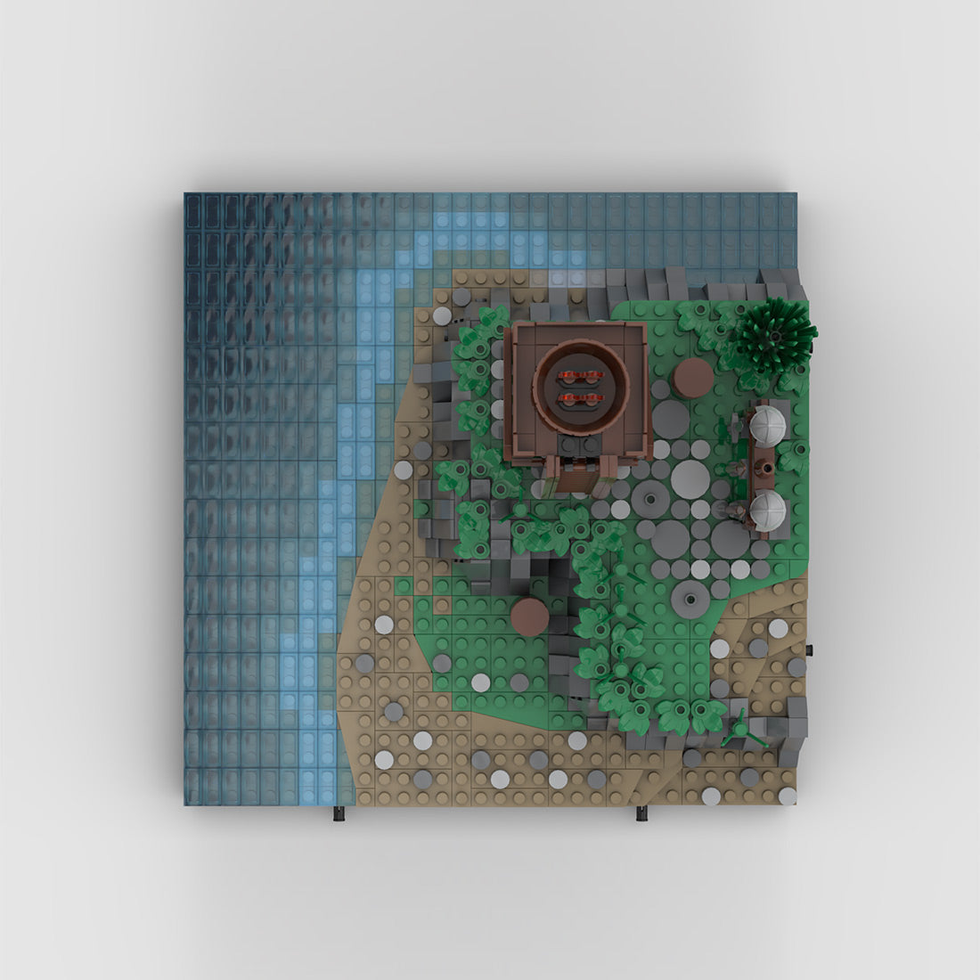 Medieval Watchtower Brick Kit, MA-001 Signalfire Building Blocks