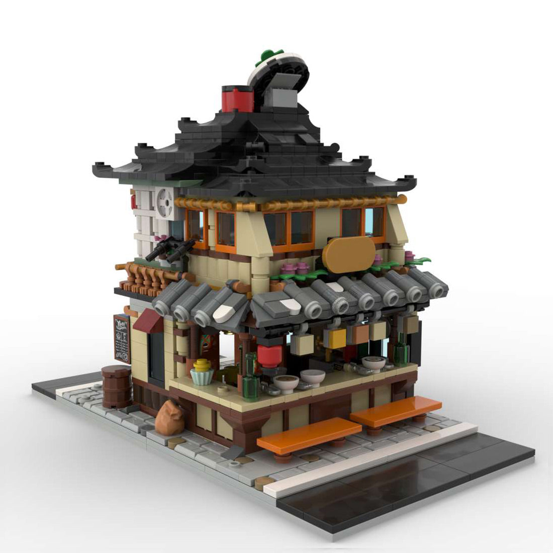 MOC-224597 Japan Restaurant Building Blocks
