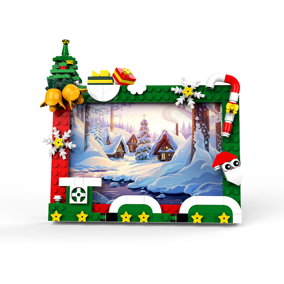 Christmas Photo Frame Model Assembly Toy Building Blocks