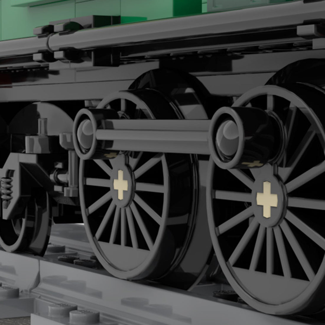 MOC-234145 GWR 1400 Class Steam Locomotive Building Blocks