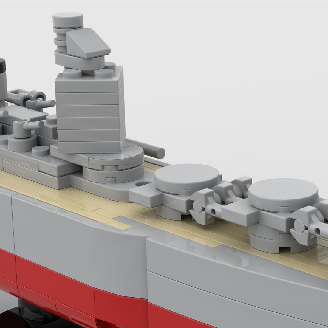 1:700 Scale HMS Nelson Battleship Building Blocks