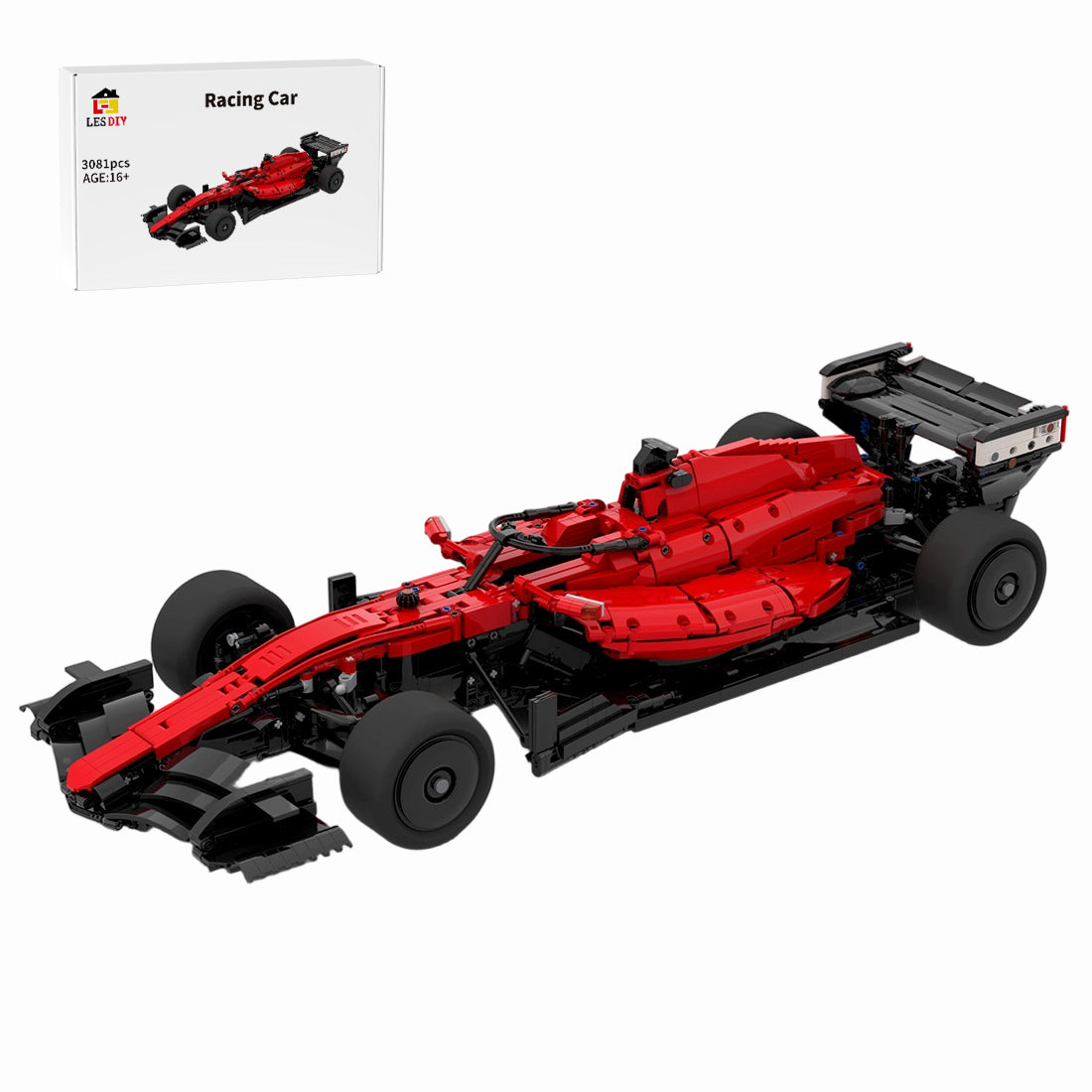 MOC-274050 Ferrari SF-26 Monza Livery F1 Racing Car Building Blocks