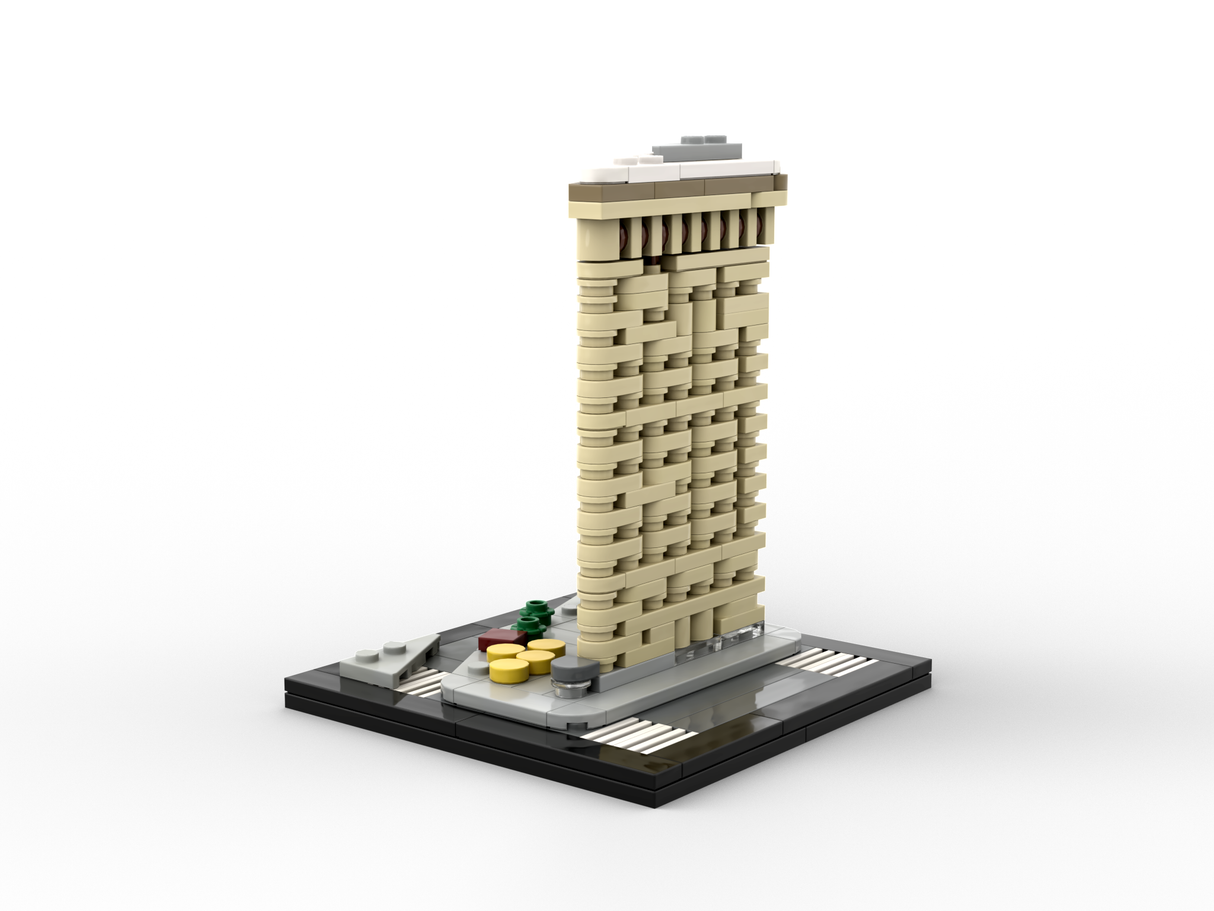 MOC-261055 Flatiron Building 1:800 Scale Building Blocks