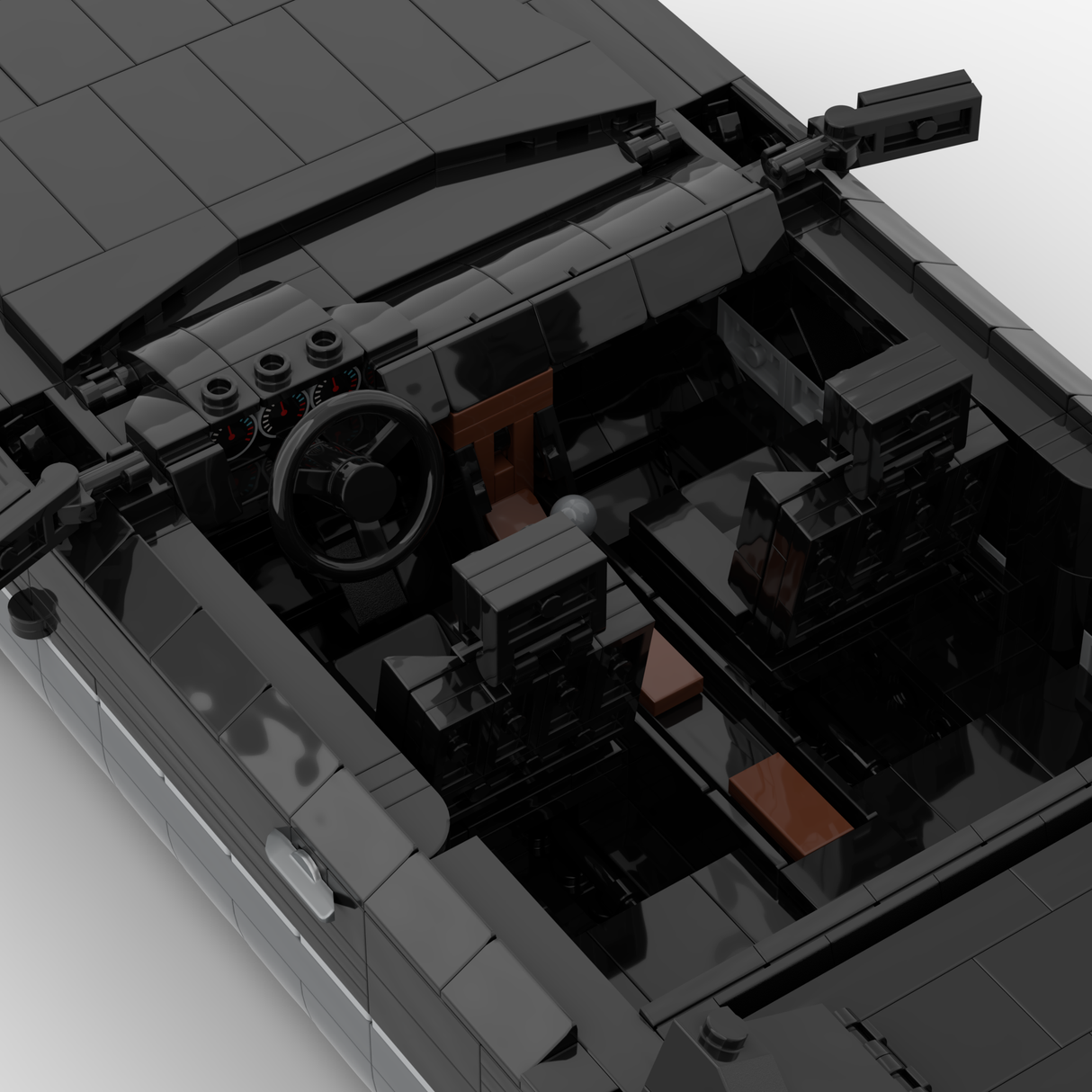 1980s German Grand Touring Coupe Building Blocks (Gobricks)