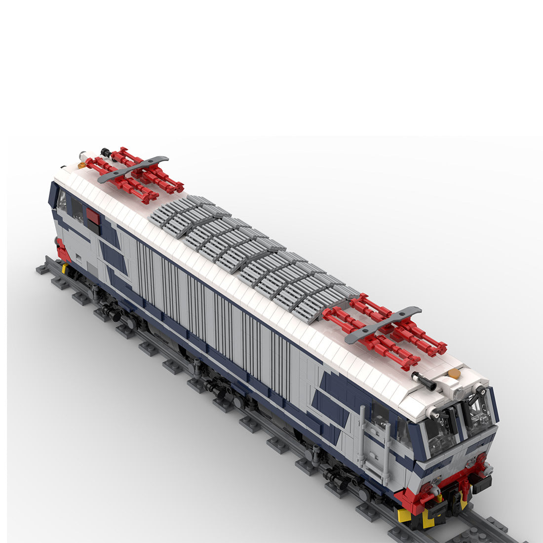 Italy Electric Locomotive E.632 Train Building Blocks