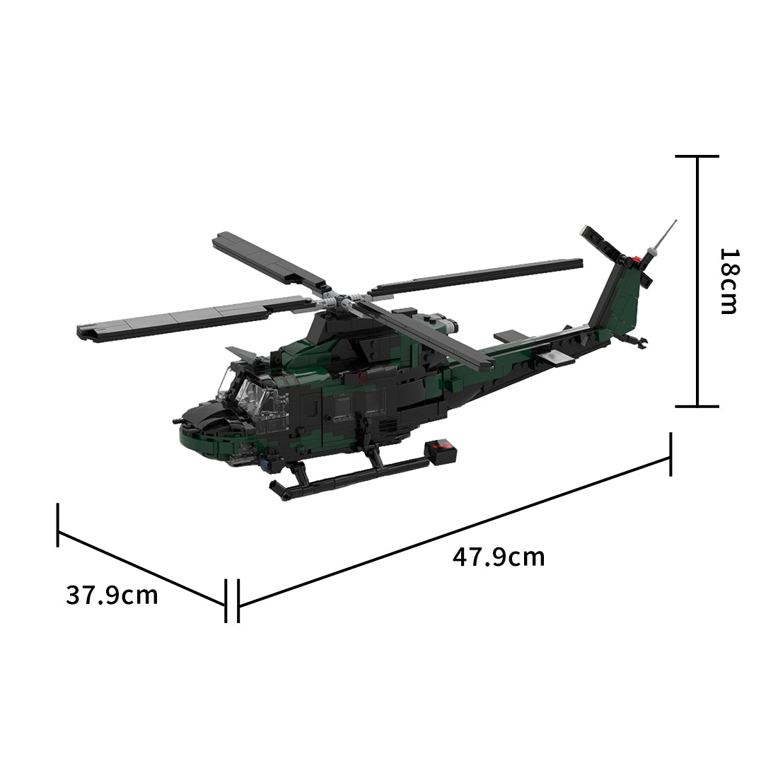 MOC-236728 CH-146 | Canadian Multirole Helicopter Building Blocks