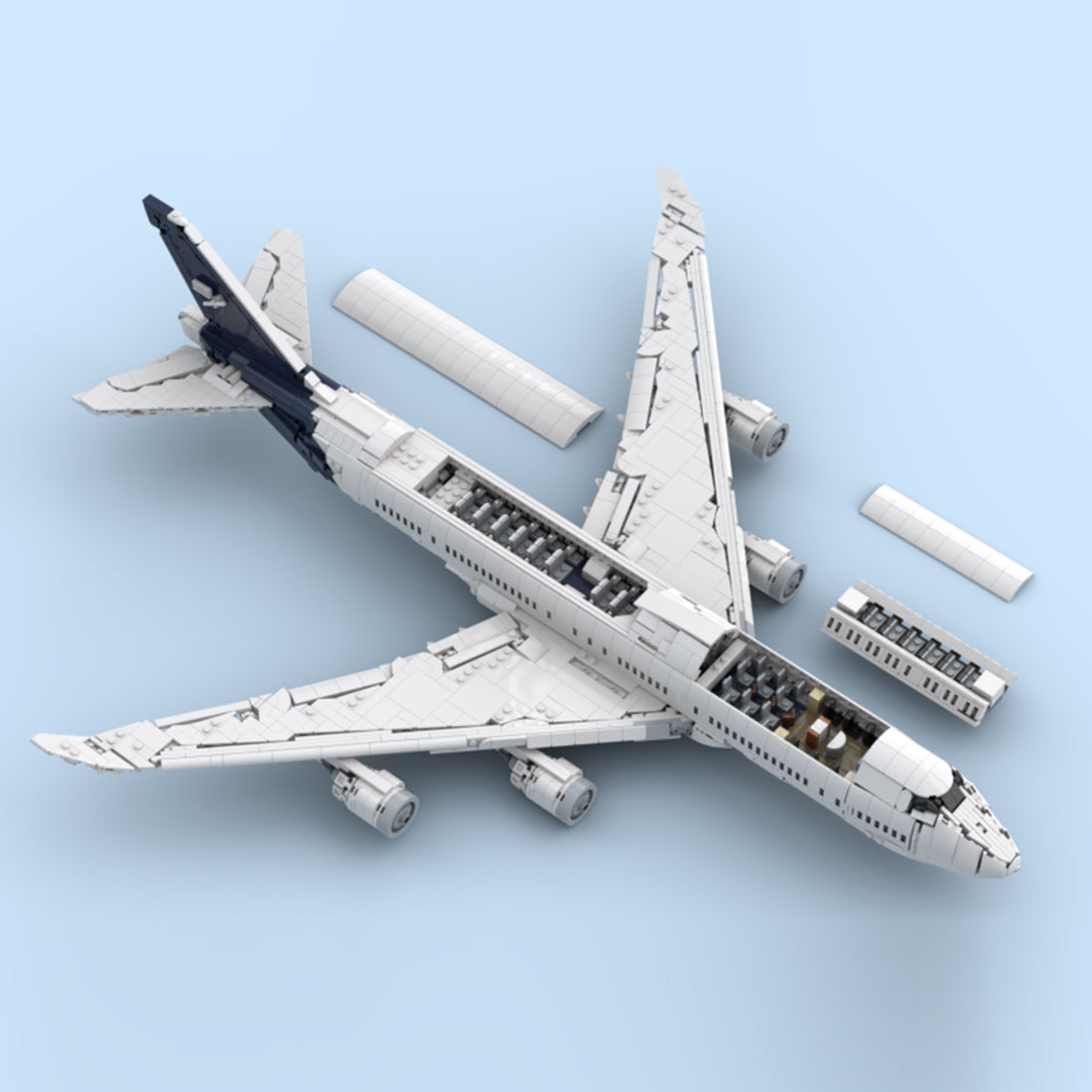 747-8I New Lufthansa Livery Building Blocks