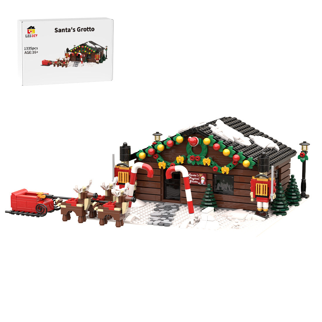 MOC-205317 Santa's Grotto Building Blocks