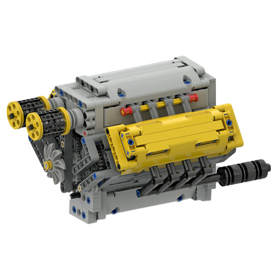 MOC-54607 Crossplane V8 with Natural Aspiration & Removable Covers