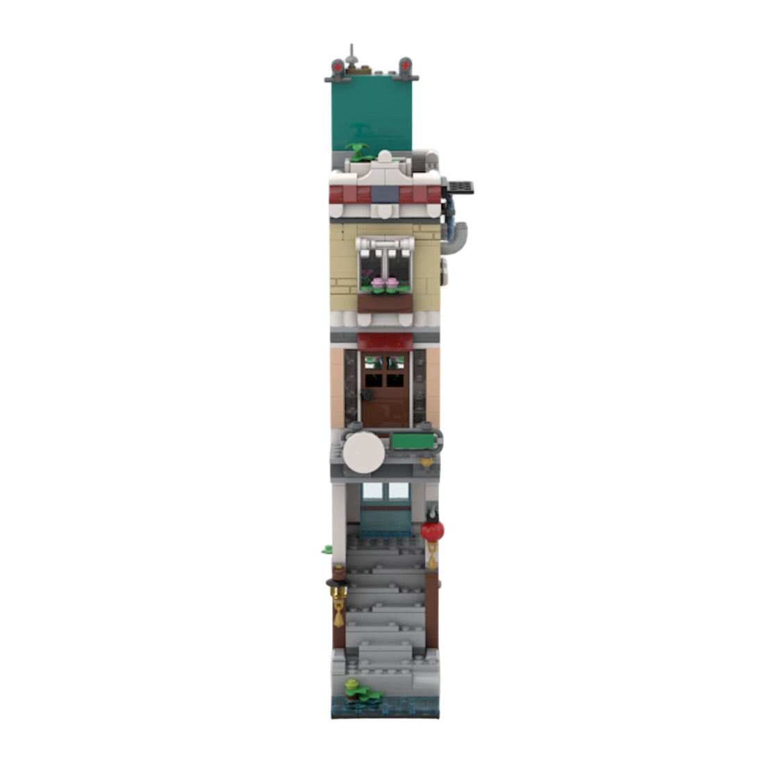 MOC-125588 Modular Noodle Shop Building Blocks