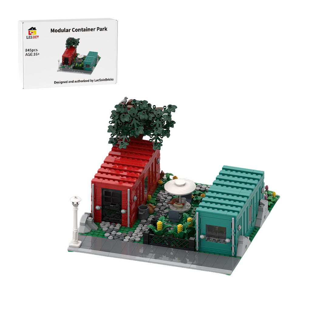 MOC-270562 Modular Container Park Building Blocks