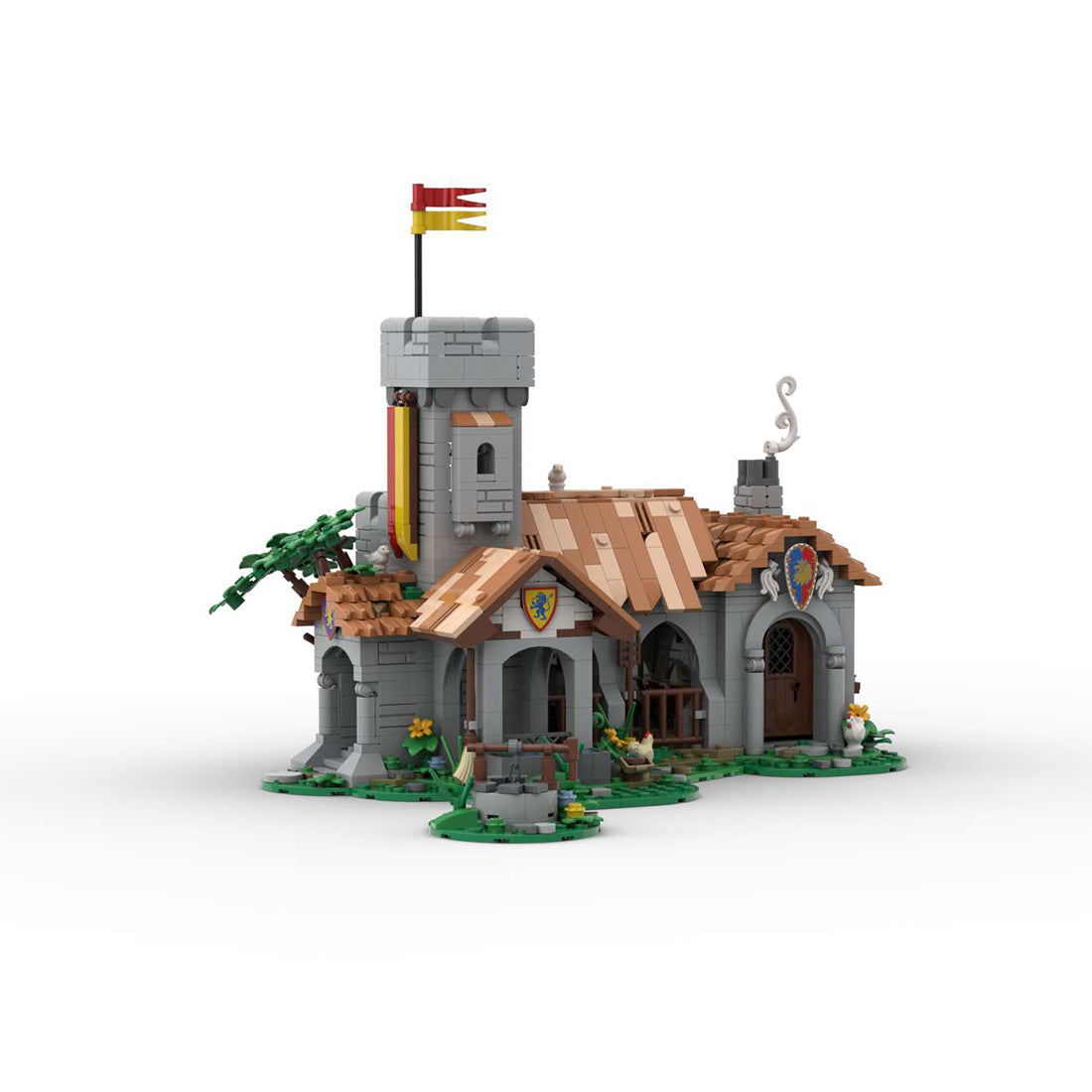 MOC-241328 Lion Knight Royal Stable Building Blocks