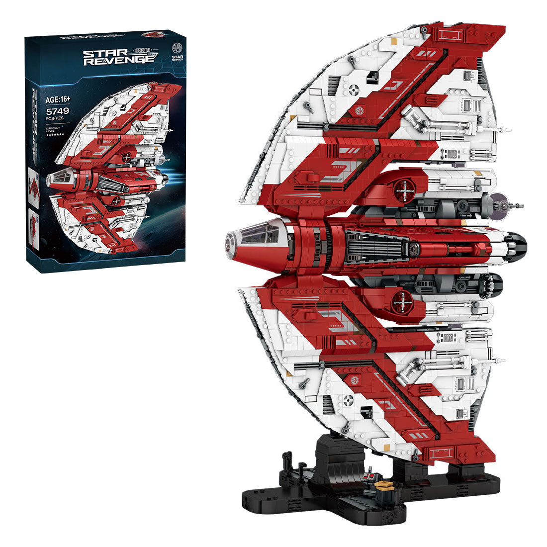 MOC T6 Shuttle Model Assembly Building blocks