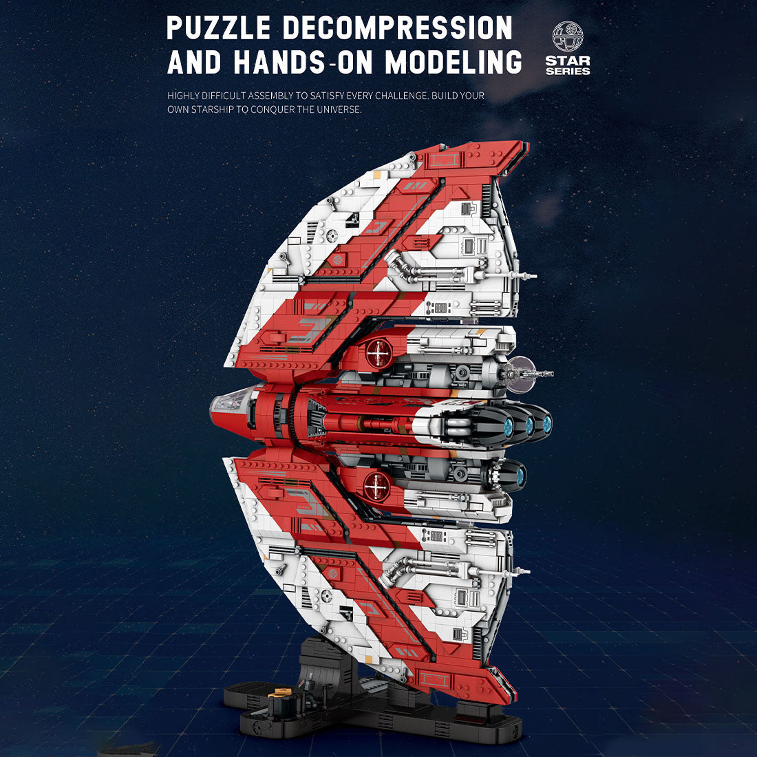 MOC T6 Shuttle Model Assembly Building blocks