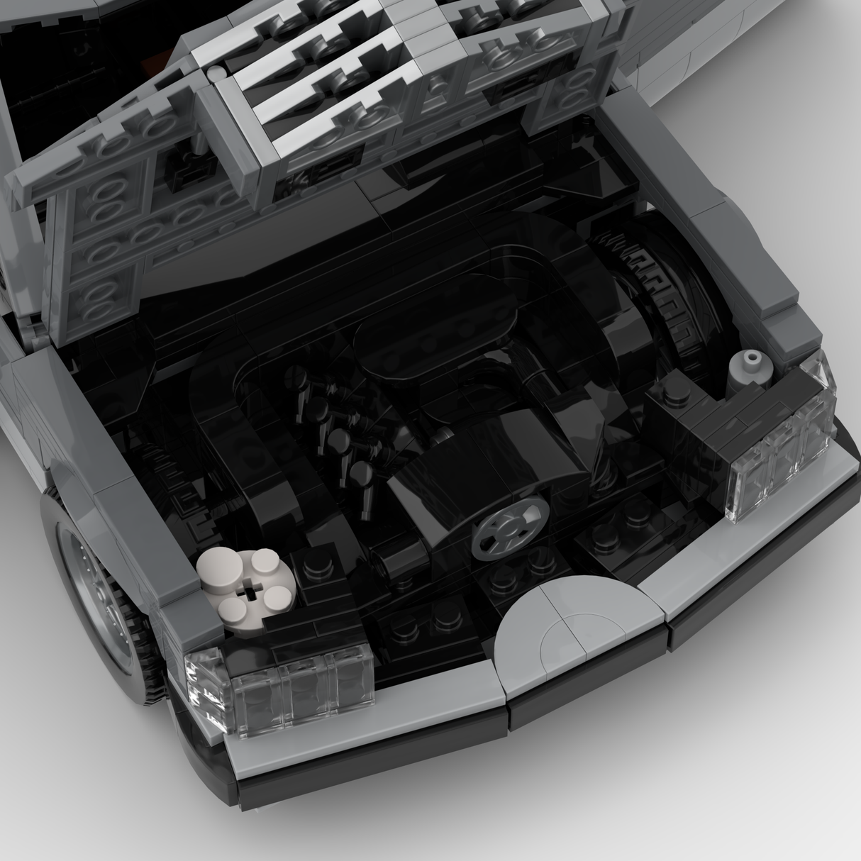 1980s German Grand Touring Coupe Building Blocks (Gobricks)