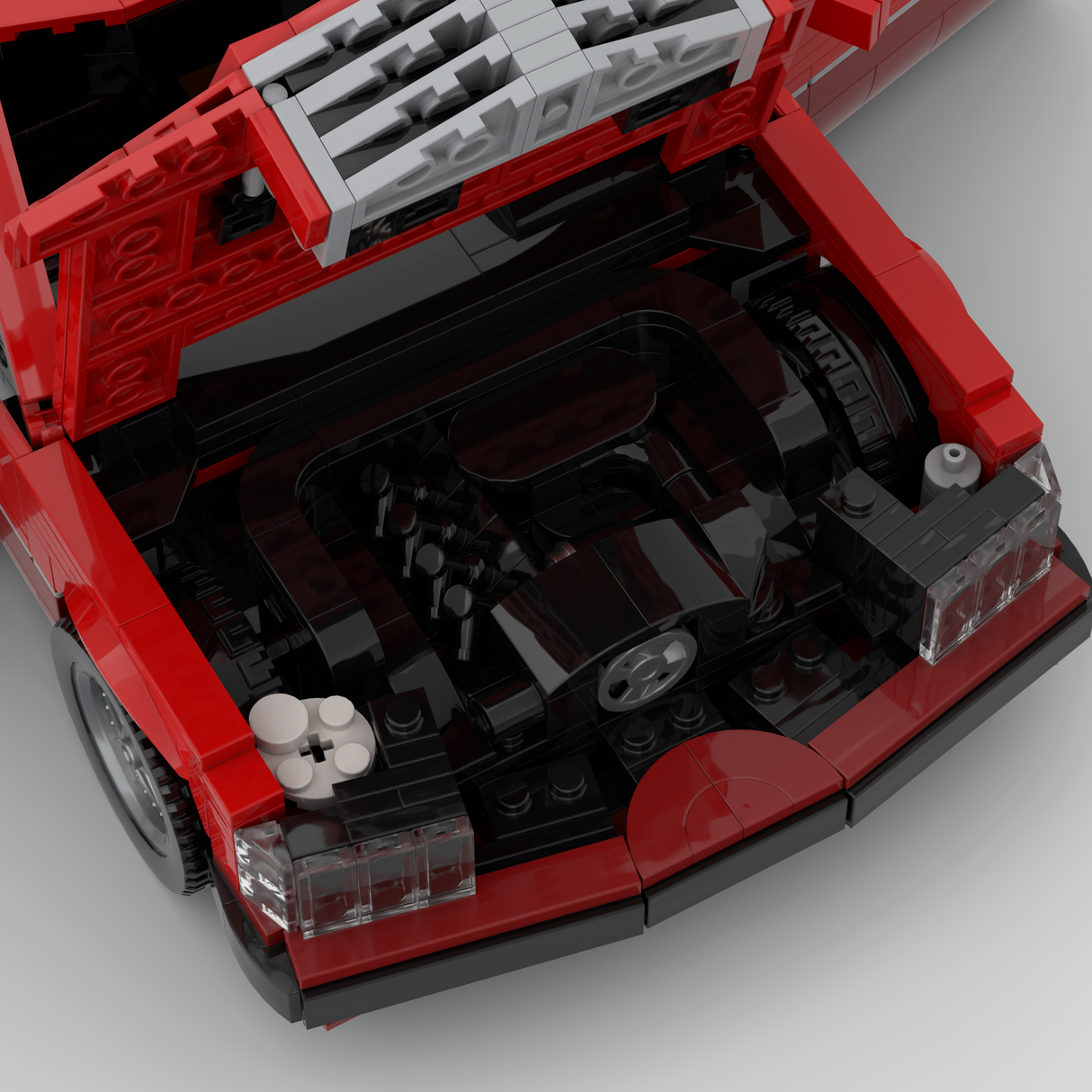 1980s German Grand Touring Coupe Building Blocks (Gobricks)
