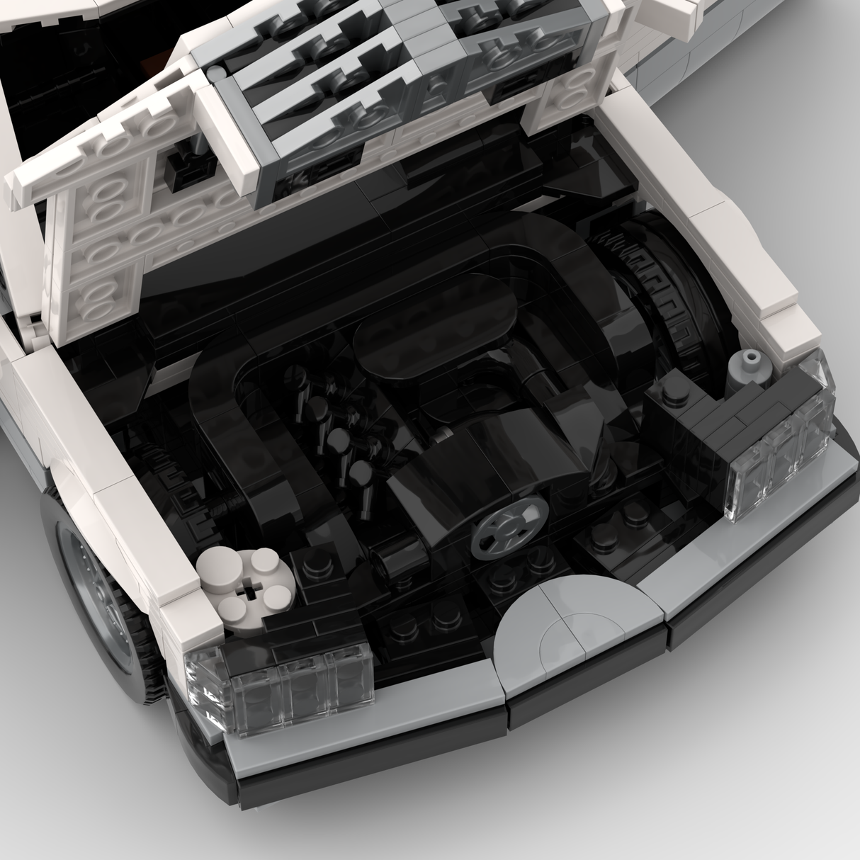 1980s German Grand Touring Coupe Building Blocks (Gobricks)