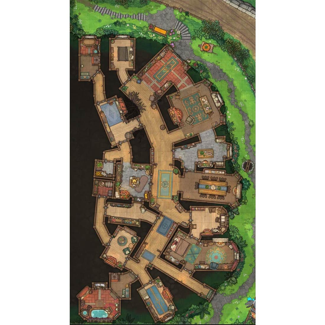 Medieval Cavern Dwelling M9 Modular Building Blocks