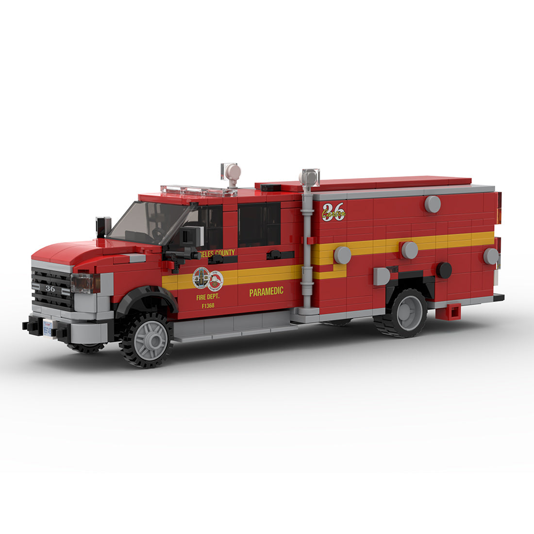 MOC-275251 RAM 4500 LACoFD Squad Unit Building Blocks