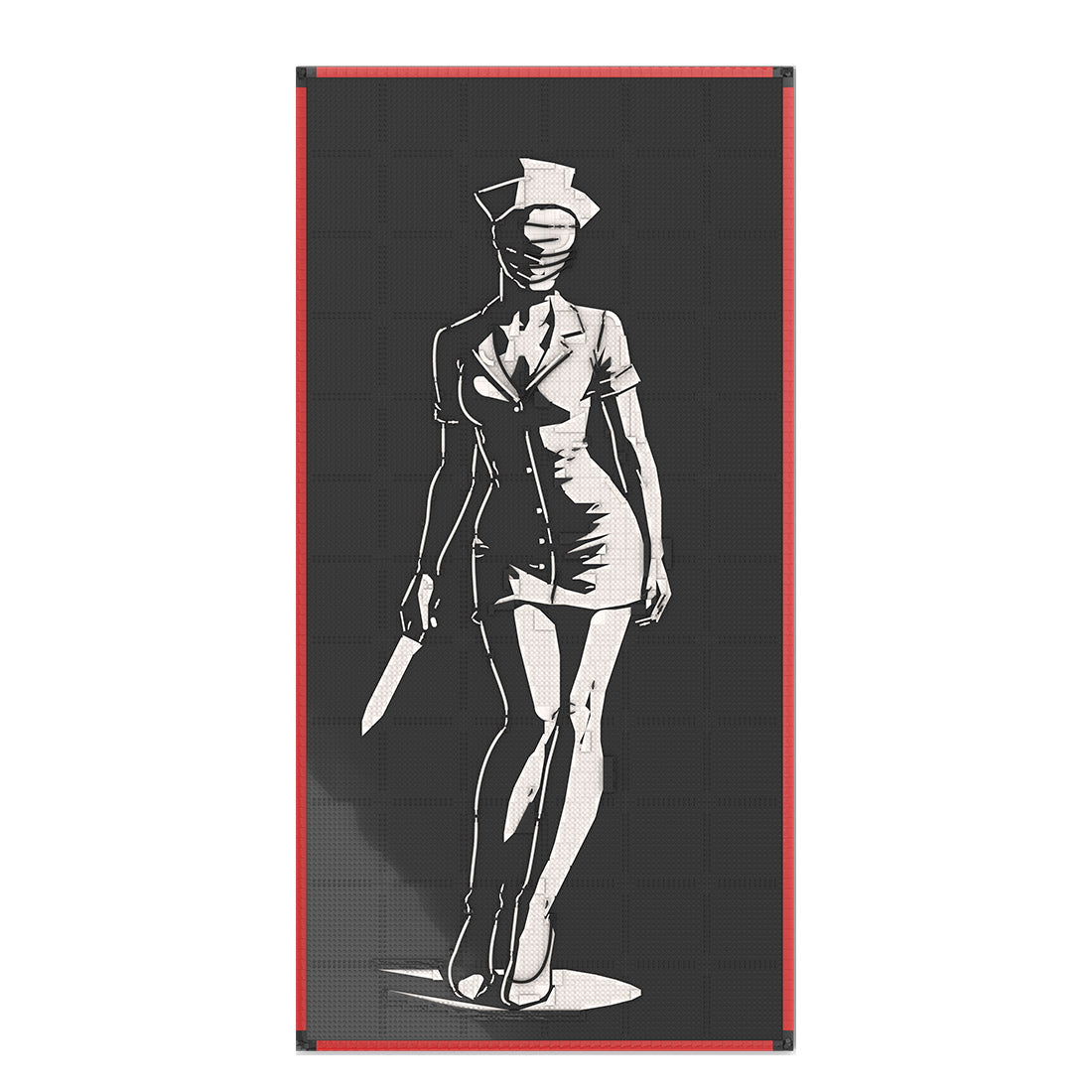 MOC-238853 Lego art relief of a female horror character Building Blocks