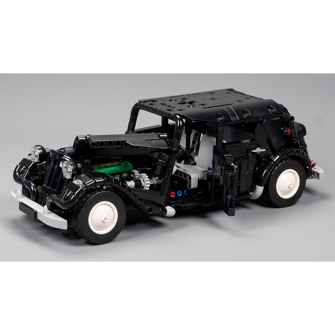 MOC-149659 Citroen Traction Avant Rounded Trunk 1:15 Scale Building Blocks