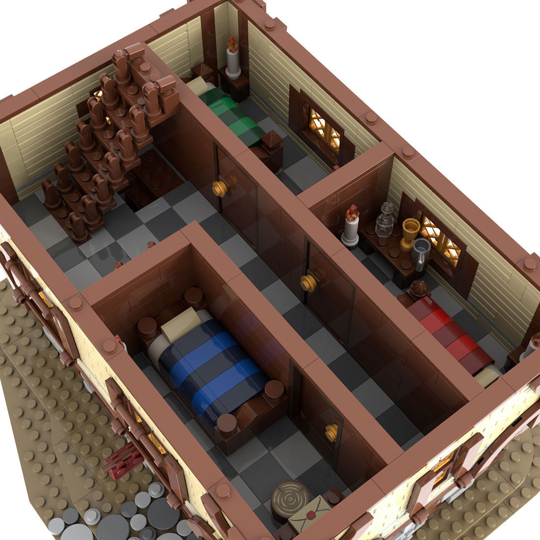MOC-192313 Medieval Inn Building Blocks