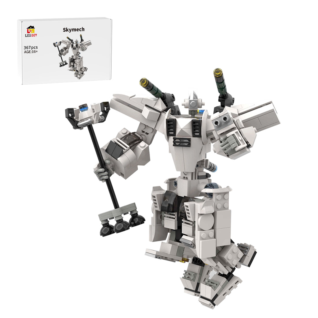Skymech Heavy Armor Sci-Fi Mecha Building Blocks