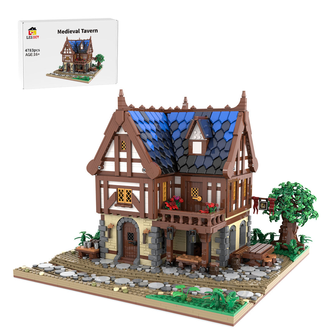 MOC-224458 Medieval Tavern Building Blocks