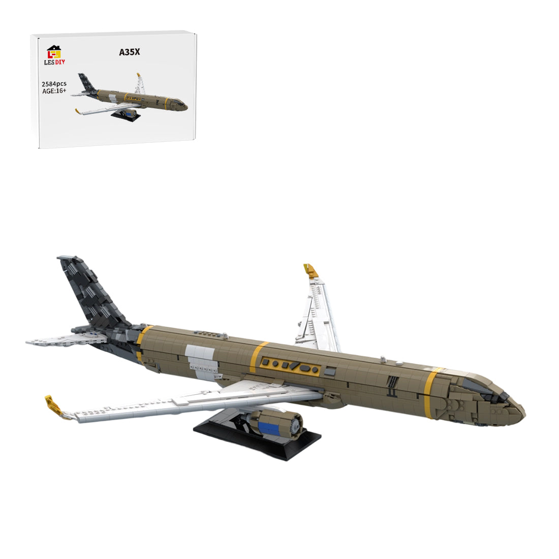 MOC-274422 Airbus A350F Launch Livery Building Blocks