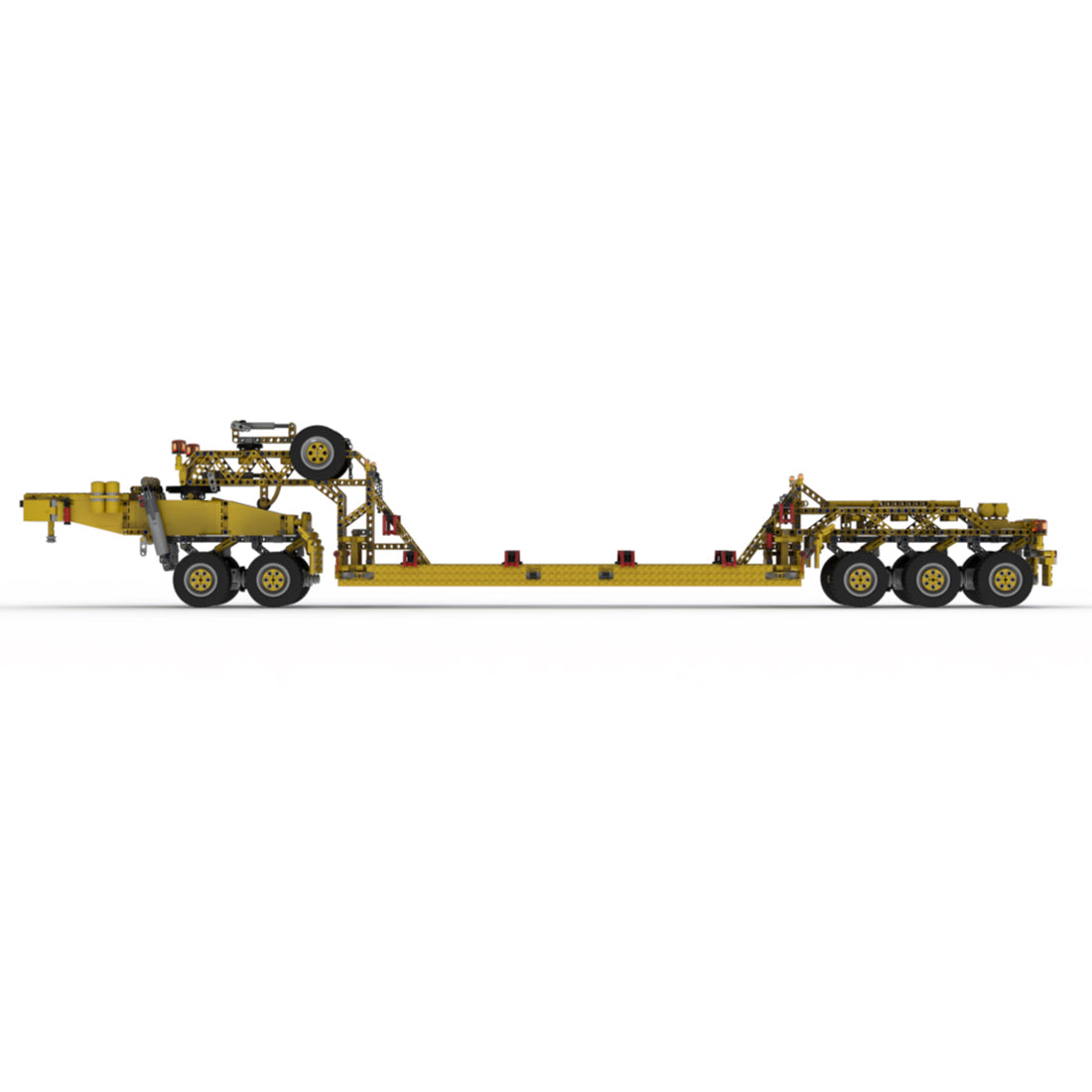 MOC-40026 Oshkosh M911 U.S. Army HET (Heavy Equipment Transporter) Building Blocks