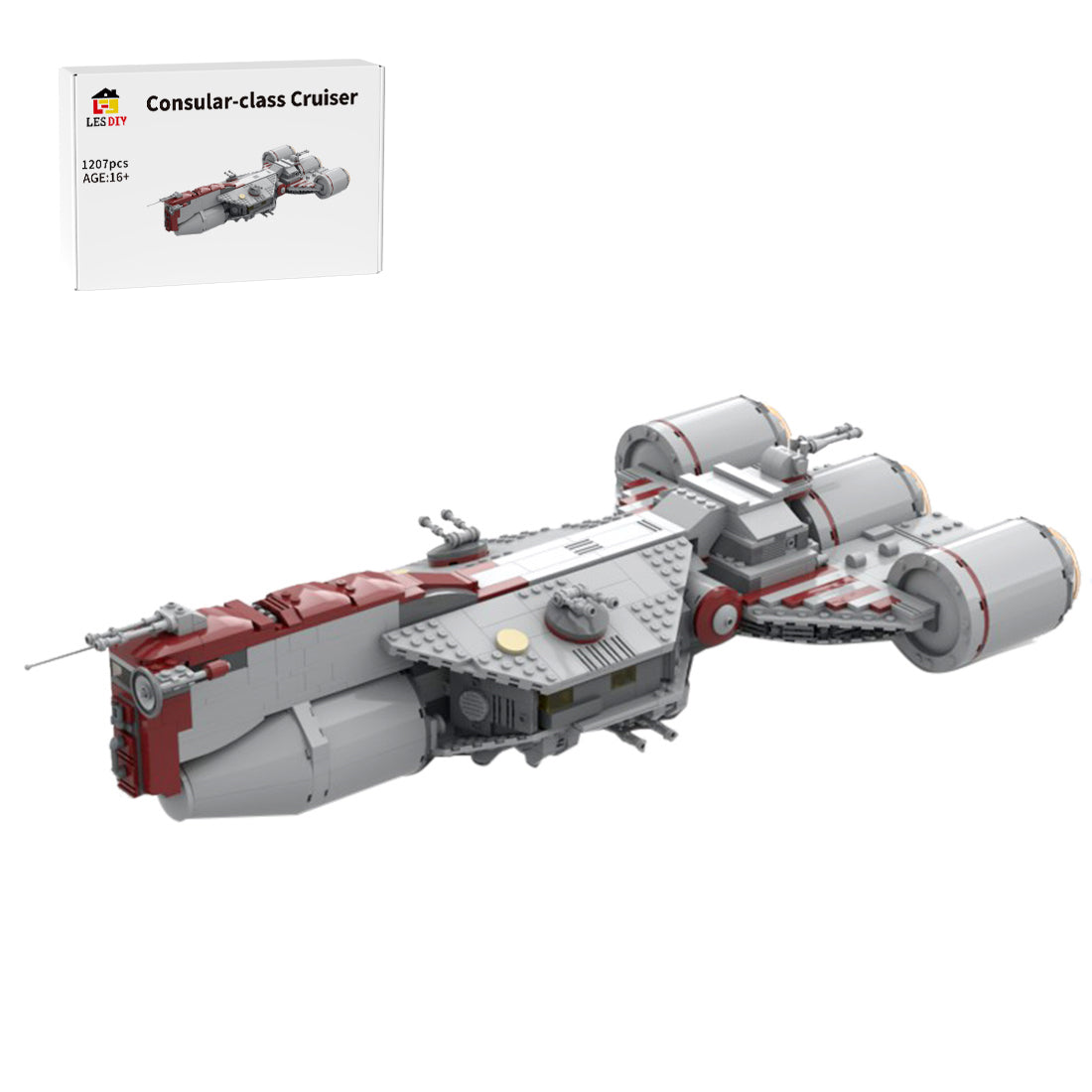 MOC-80689 Space Wars The Consular-class Cruiser