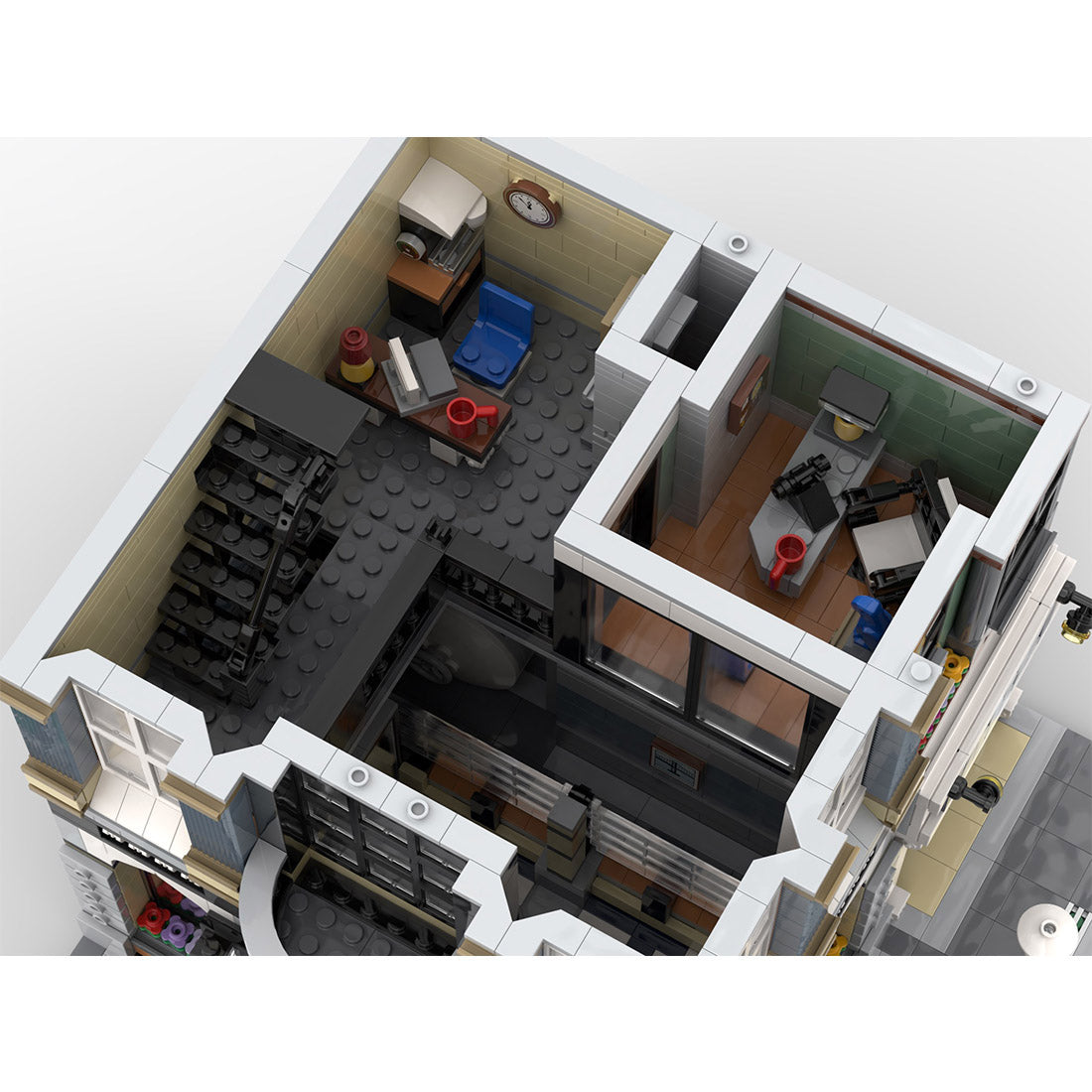 MOC-85888 Cake Bank - 10255 Assembly Square Alternative Building Blocks