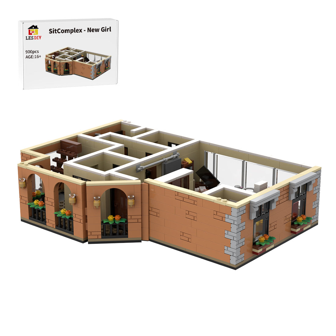 MOC-89631 SitComplex - New Girl Building Blocks