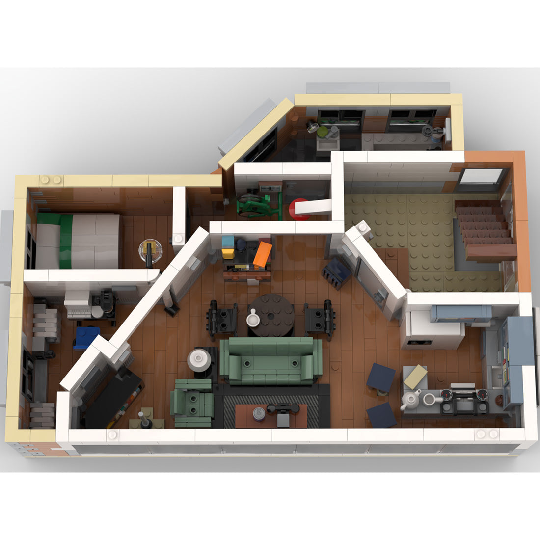 MOC-87089 Central Perk & Seinfeld Building Blocks