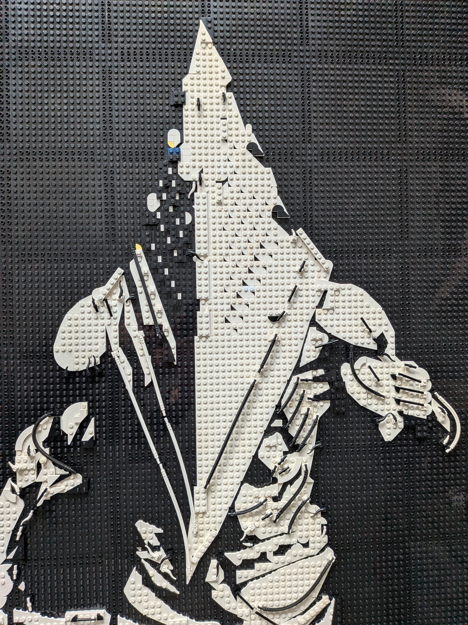 MOC-238914 Lego art relief of a male horror character Building Blocks