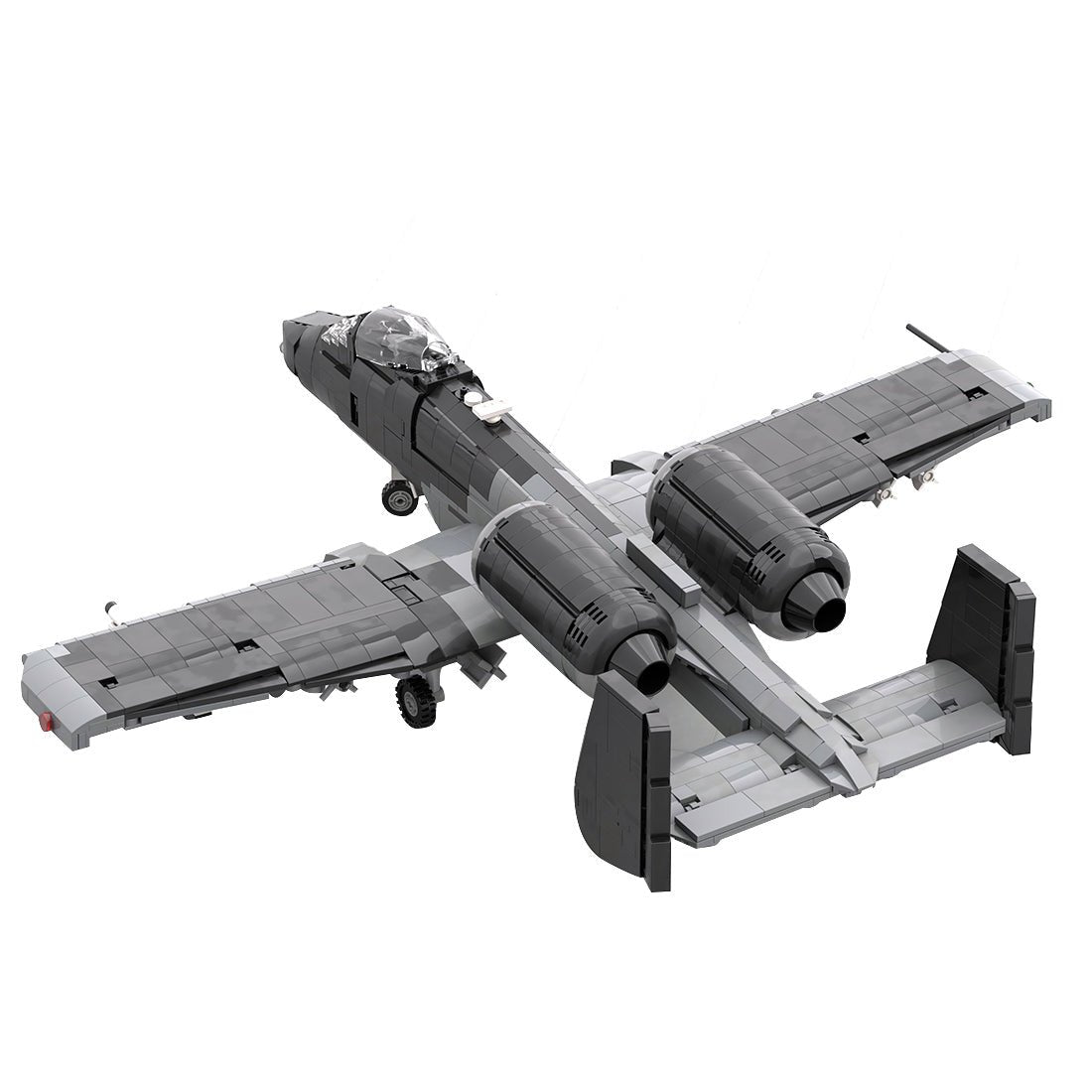 A - 10 Attack Aircraft Military Building Blocks - LesDiy -