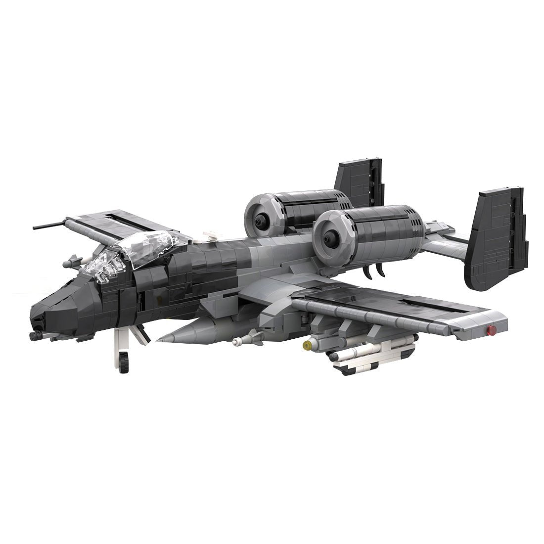 A - 10 Attack Aircraft Military Building Blocks - LesDiy -