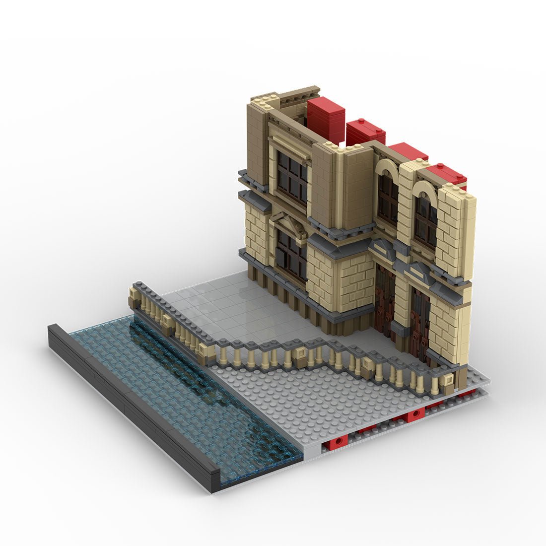 A - 10 Module for MOC - 169060 Berlin Cathedral Building Blocks - LesDiy -