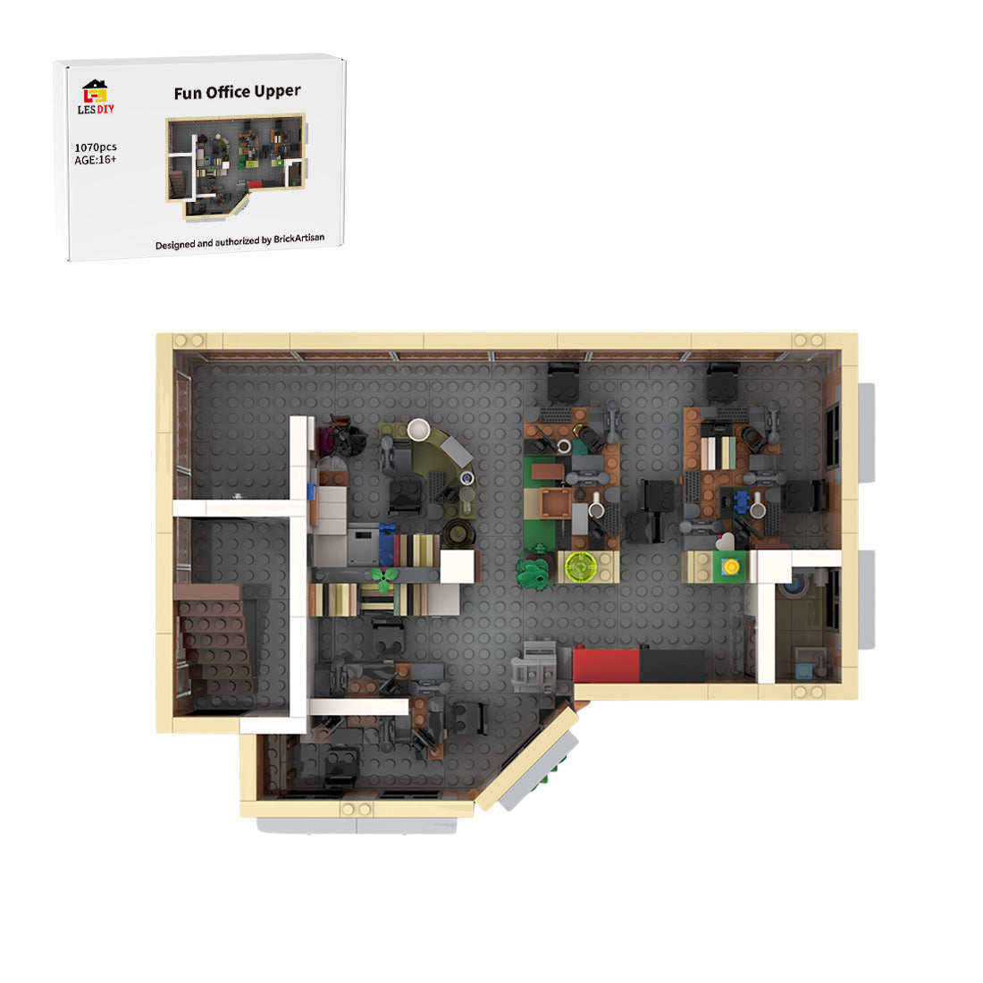 SitComplex Level 7 The Office Reception & Desks Building Blocks